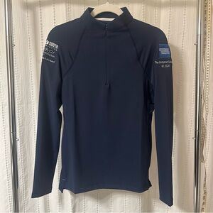 Peter Millar Women's Navy Pull over activewear long sleeve top